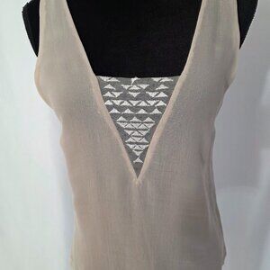 NFC Beige No Sleeves Size S     T575